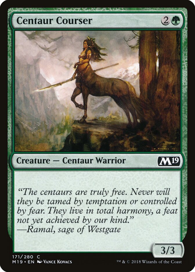 Centaur Courser (Core Set 2019)
