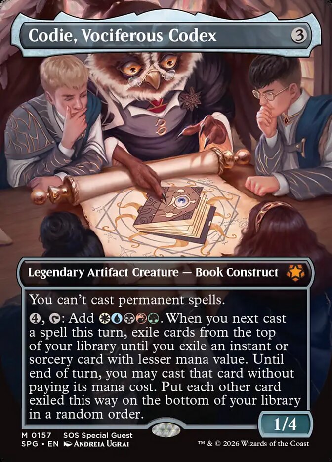 Codie, Vociferous Codex (Special Guests)