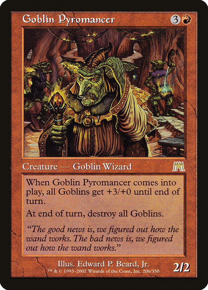 Goblin Pyromancer (Onslaught)