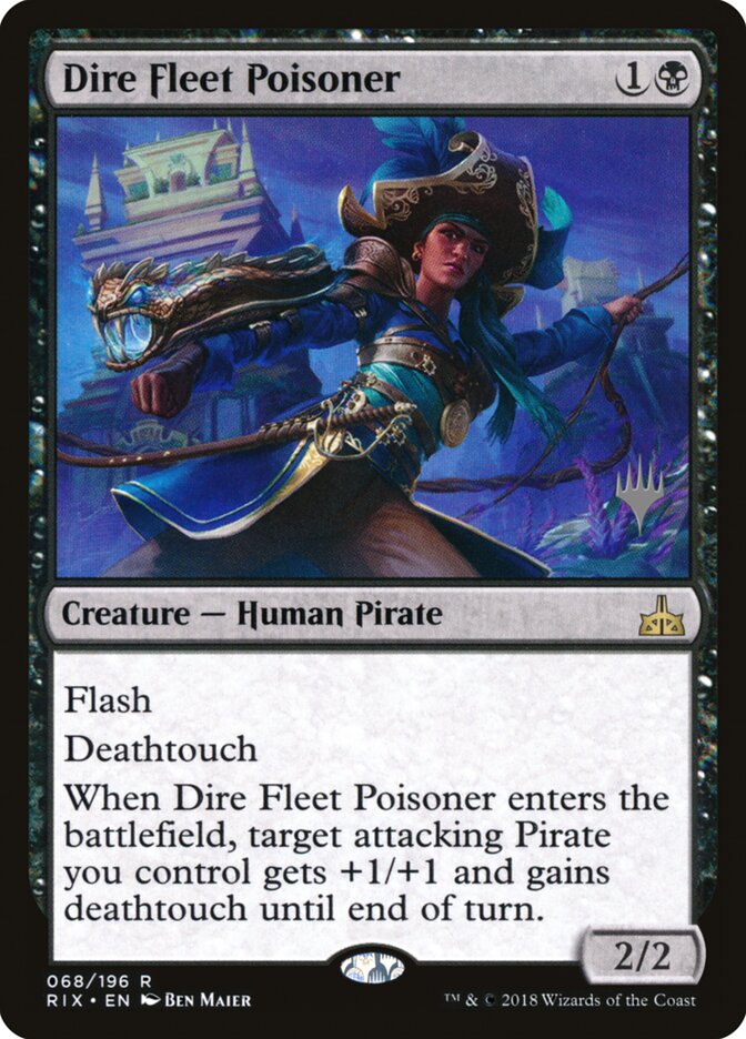 Dire Fleet Poisoner (Rivals of Ixalan Promos)