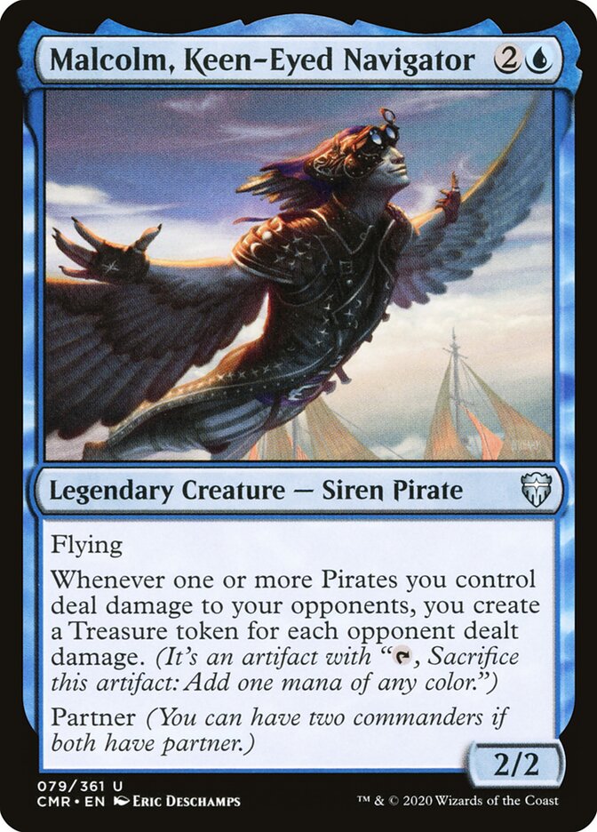 Malcolm, Keen-Eyed Navigator (Commander Legends)
