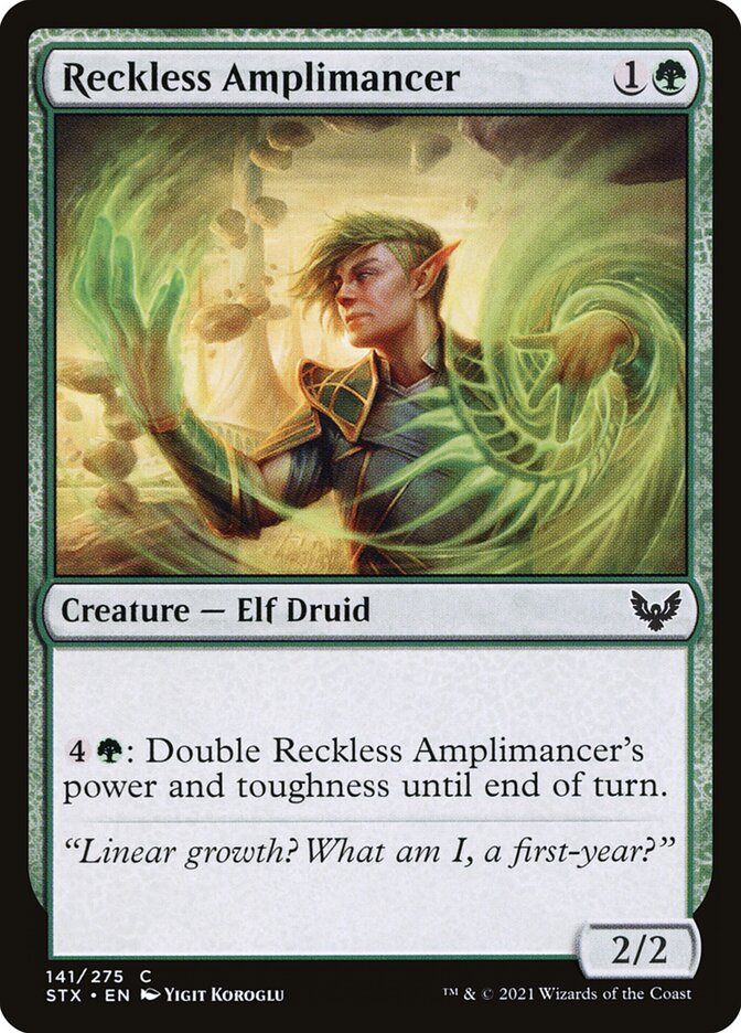 Reckless Amplimancer (Strixhaven: School of Mages)