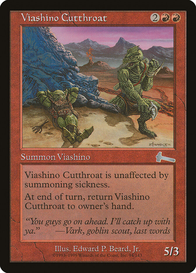 Viashino Cutthroat (Urza's Legacy)