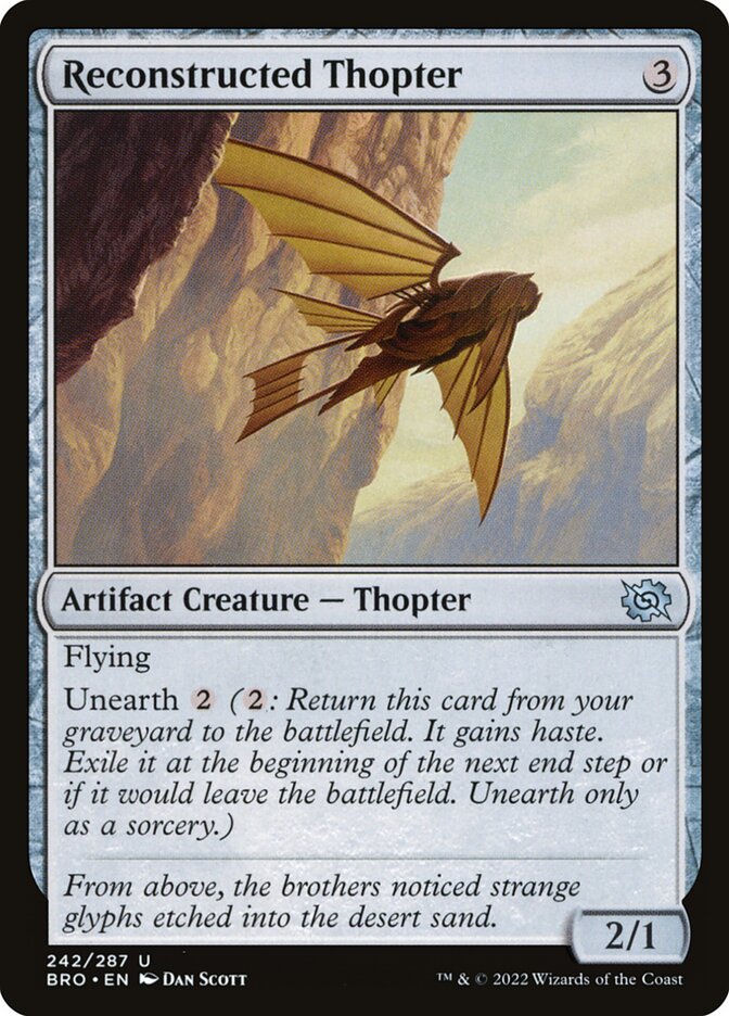 Reconstructed Thopter (The Brothers' War)