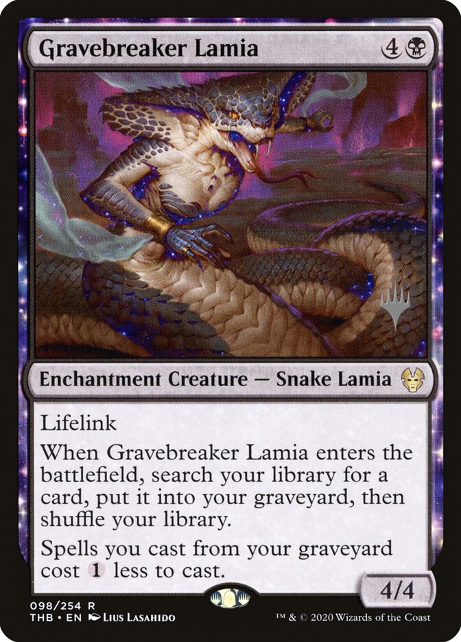 Gravebreaker Lamia (Theros Beyond Death Promos)