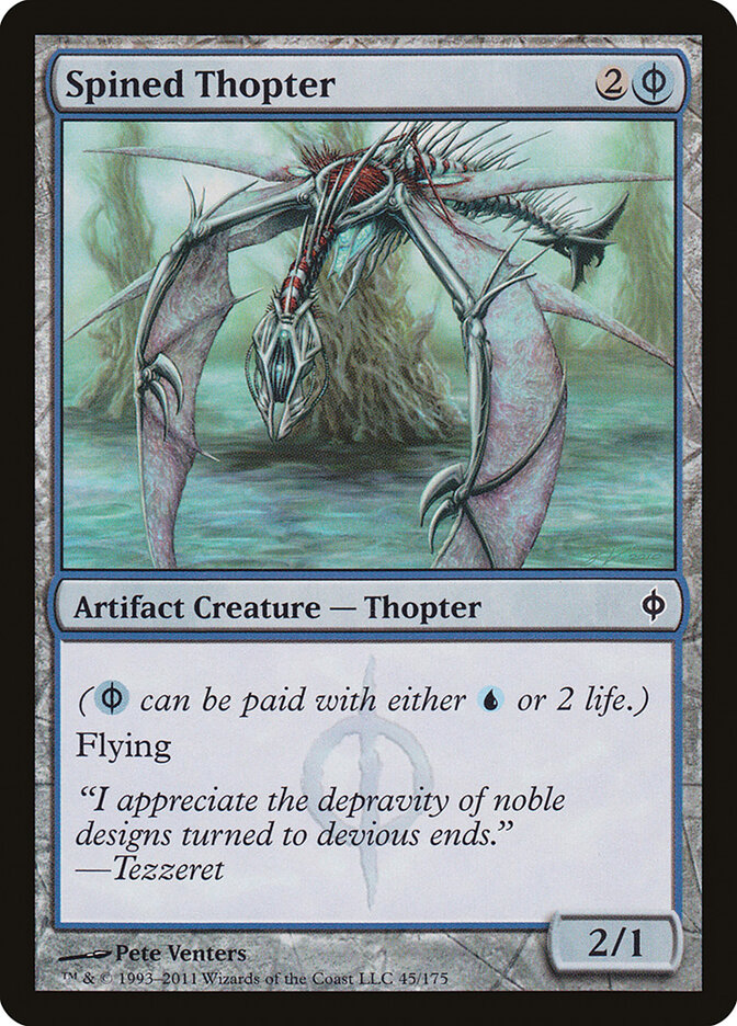 Spined Thopter (New Phyrexia)