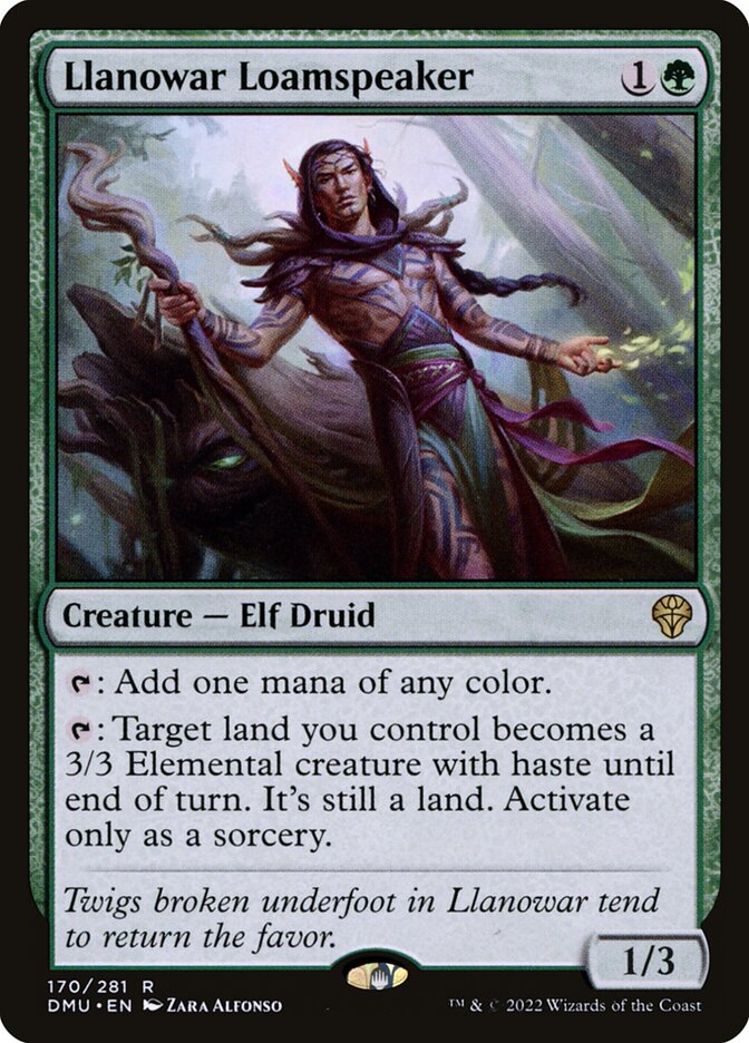 Llanowar Loamspeaker (Dominaria United)