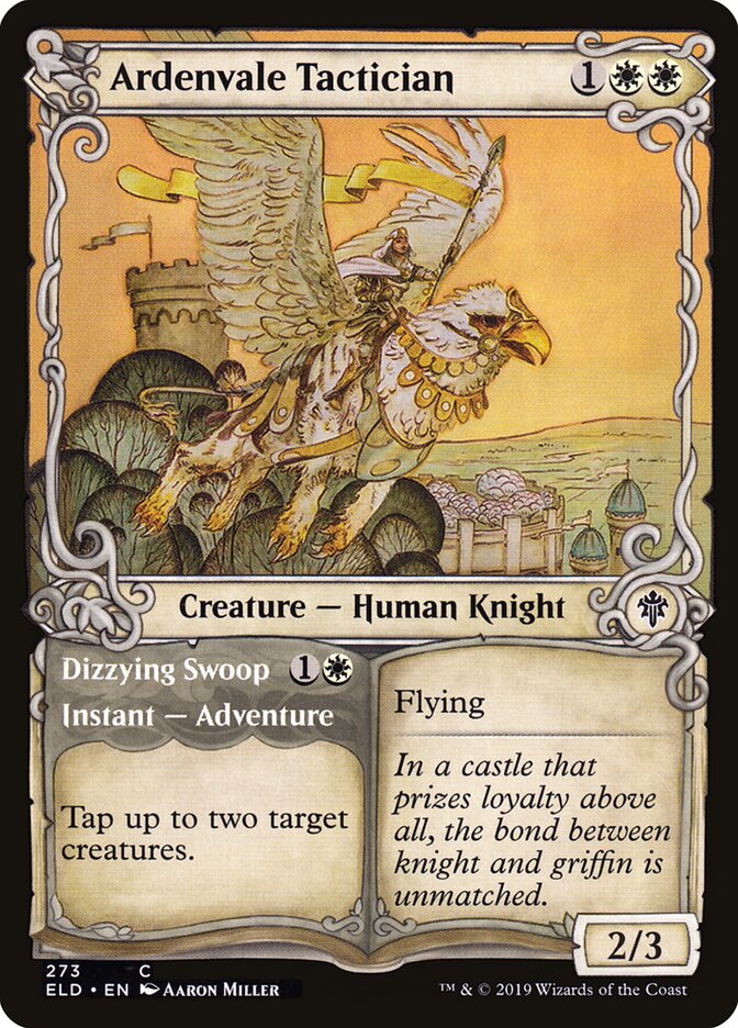 Ardenvale Tactician // Dizzying Swoop (Throne of Eldraine)