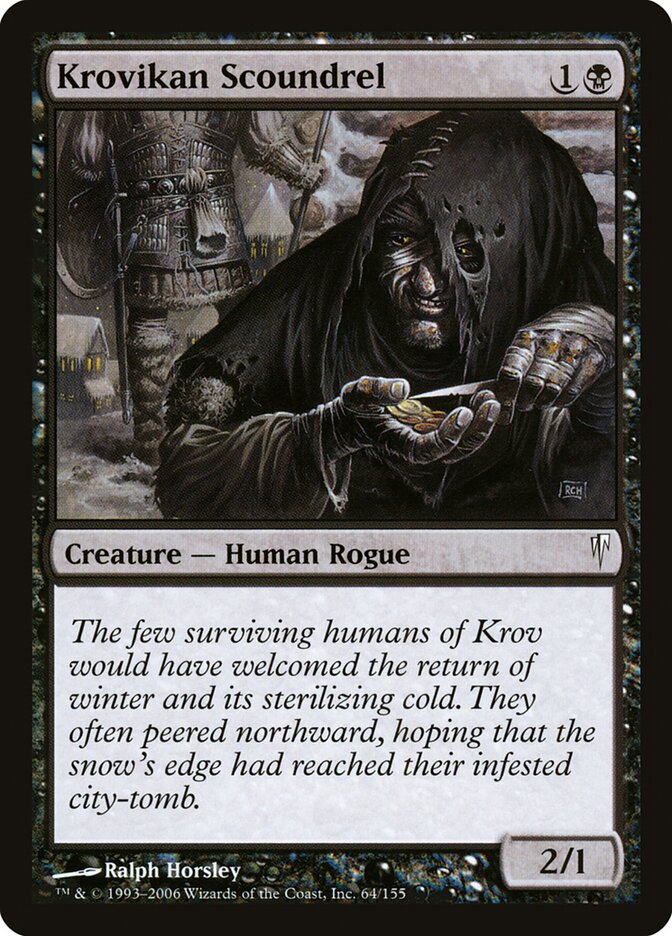 Krovikan Scoundrel (Coldsnap)