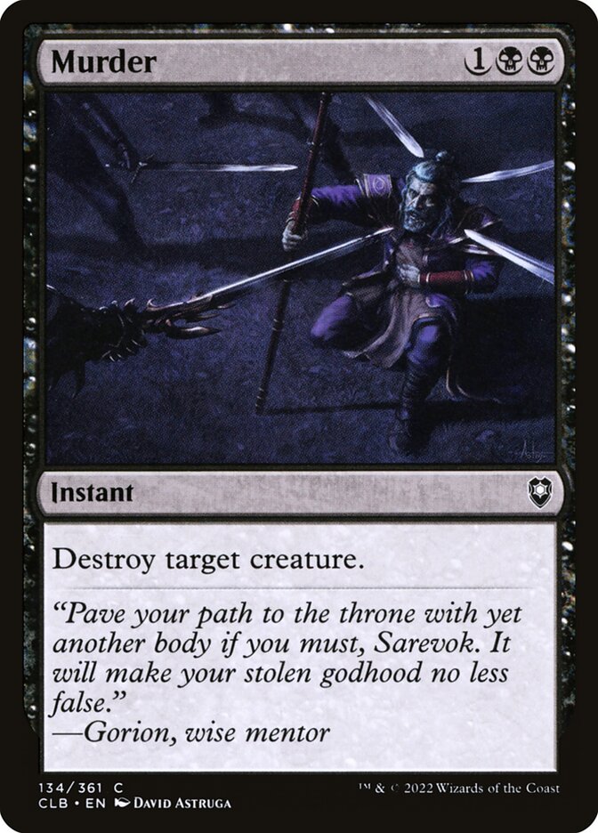 Murder (Commander Legends: Battle for Baldur's Gate)