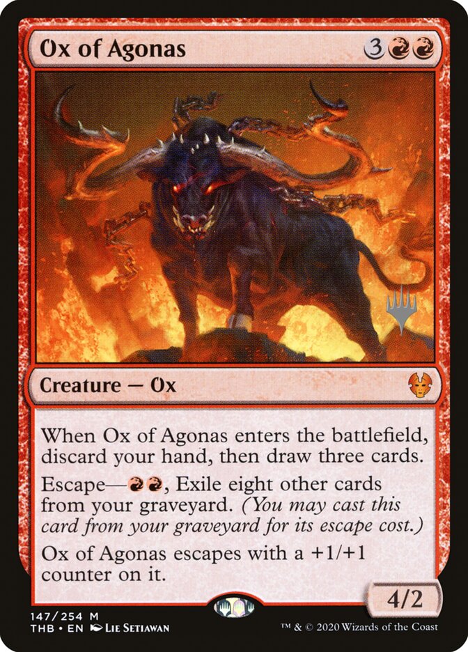 Ox of Agonas (Theros Beyond Death Promos)