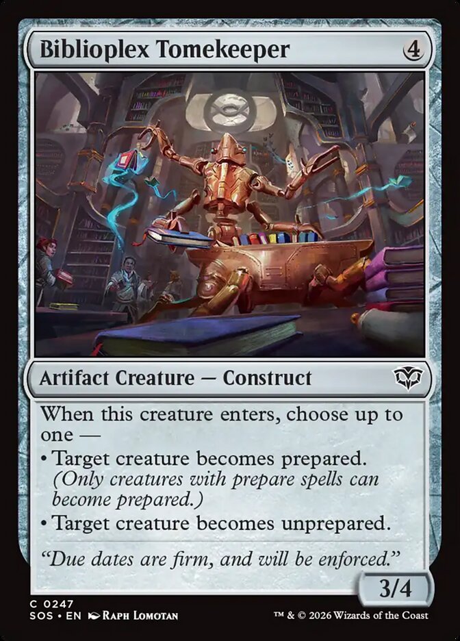 Biblioplex Tomekeeper (Secrets of Strixhaven)