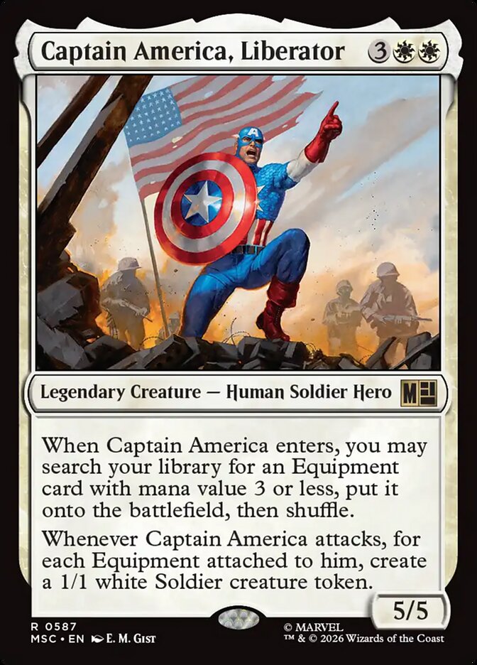 Captain America, Liberator (Marvel Super Heroes Commander)