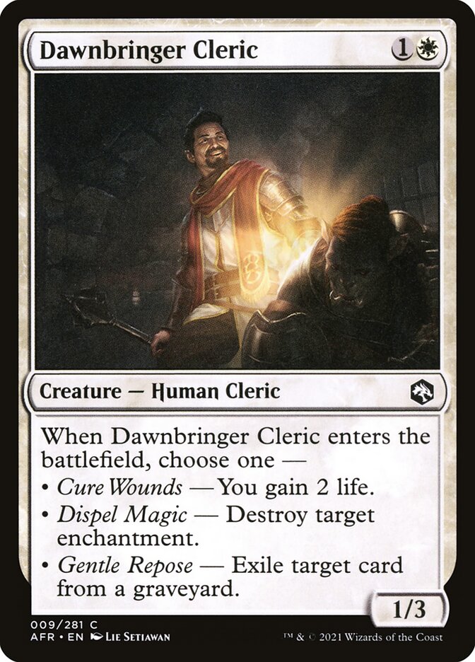 Dawnbringer Cleric (Adventures in the Forgotten Realms)