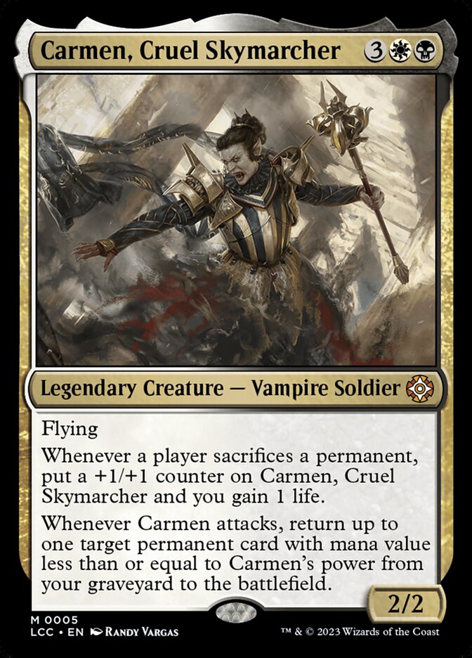 Carmen, Cruel Skymarcher (The Lost Caverns of Ixalan Commander)