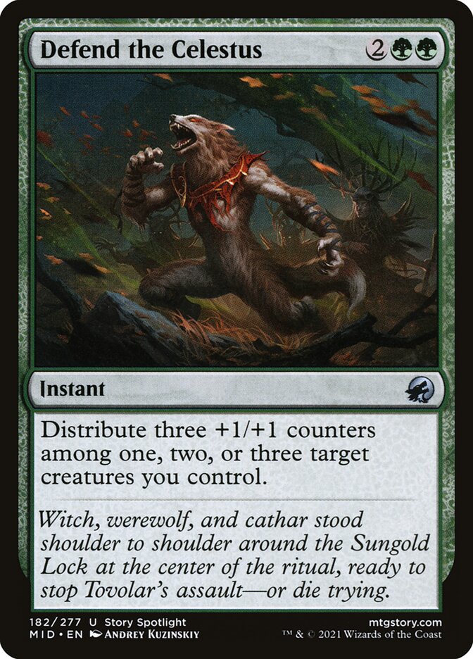 Defend the Celestus (Innistrad: Midnight Hunt)