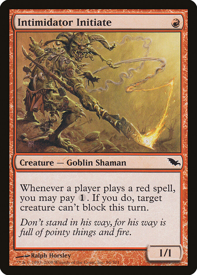 Intimidator Initiate (Shadowmoor)