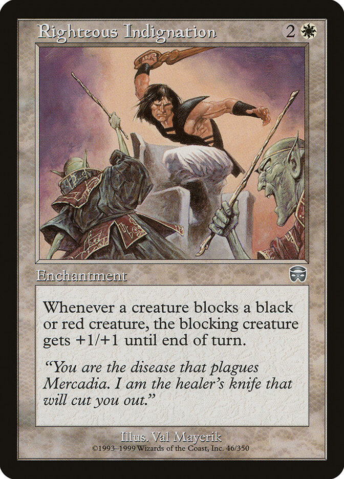 Righteous Indignation (Mercadian Masques)