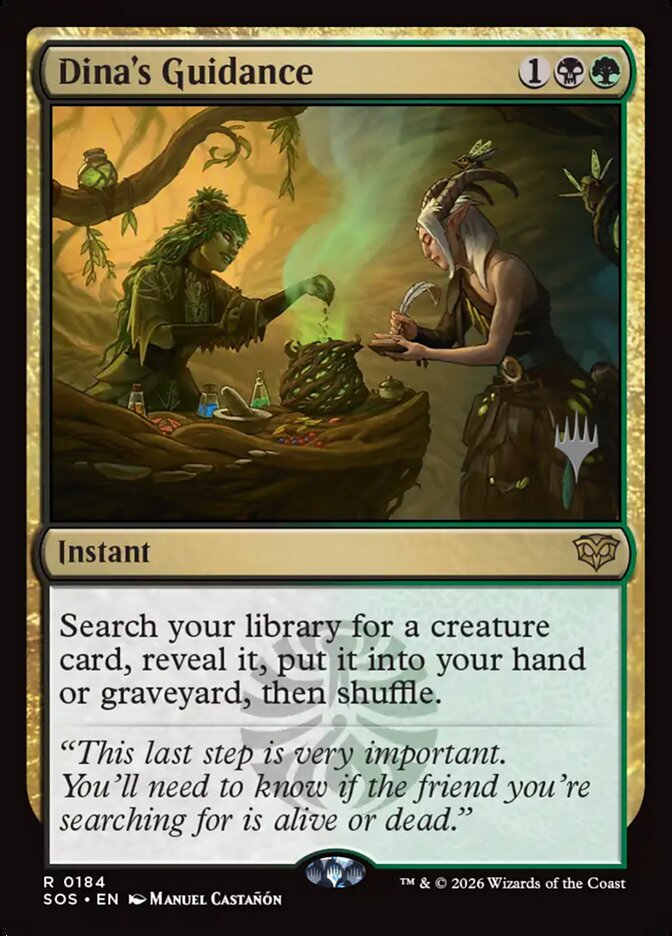 Dina's Guidance (Secrets of Strixhaven Promos)