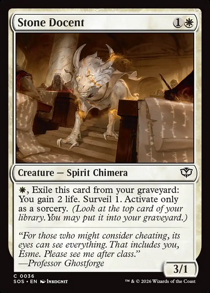 Stone Docent (Secrets of Strixhaven)