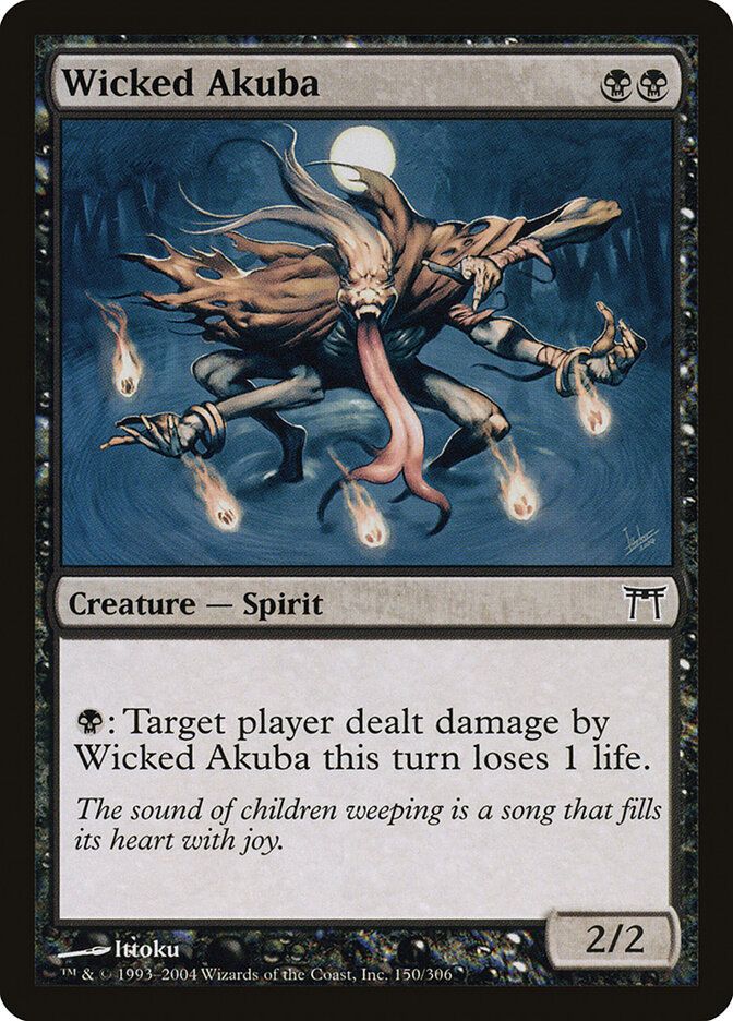 Wicked Akuba (Champions of Kamigawa)