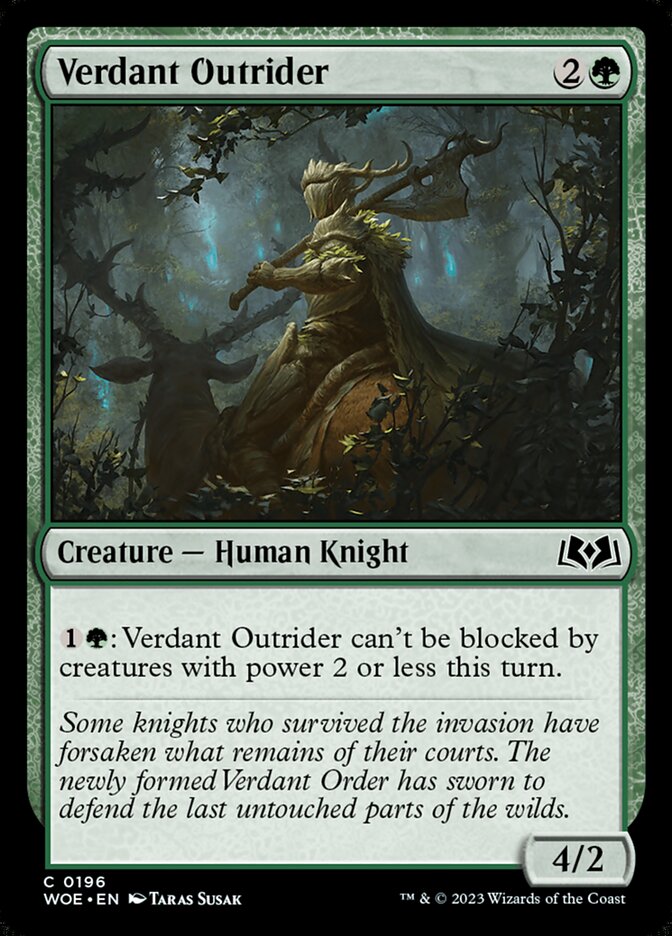 Verdant Outrider (Wilds of Eldraine)