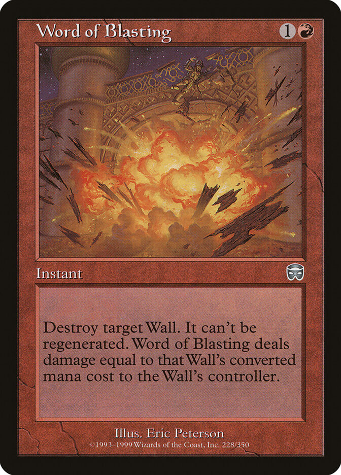 Word of Blasting (Mercadian Masques)
