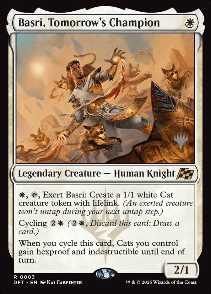 Basri, Tomorrow's Champion (Aetherdrift Promos)