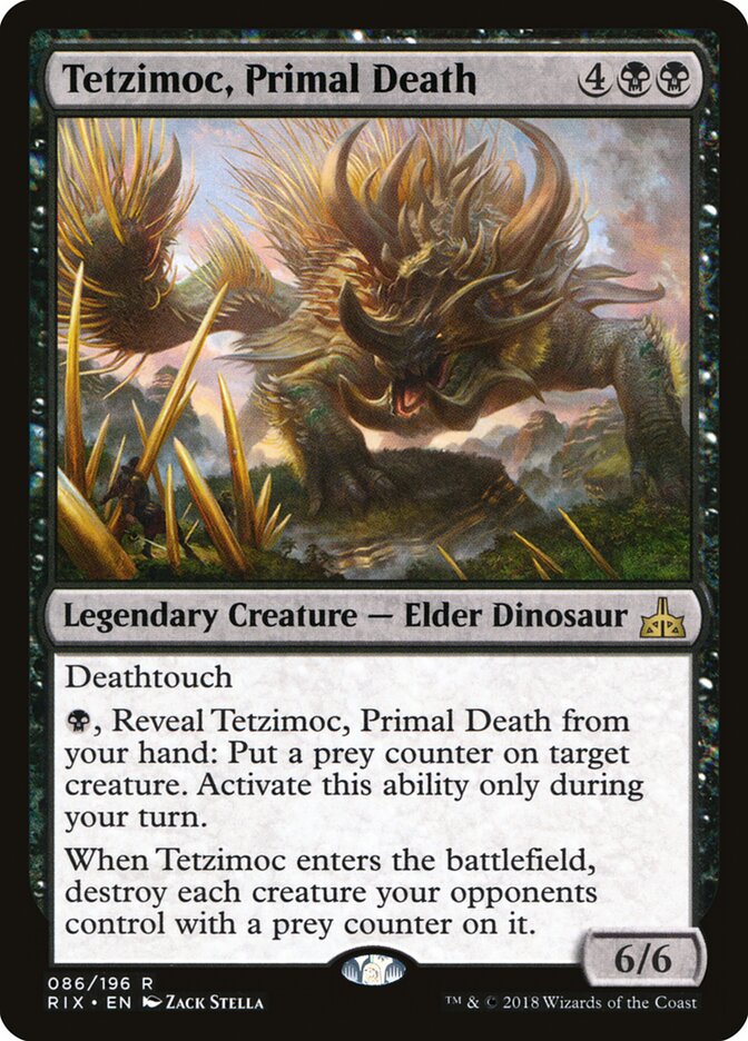 Tetzimoc, Primal Death (Rivals of Ixalan)