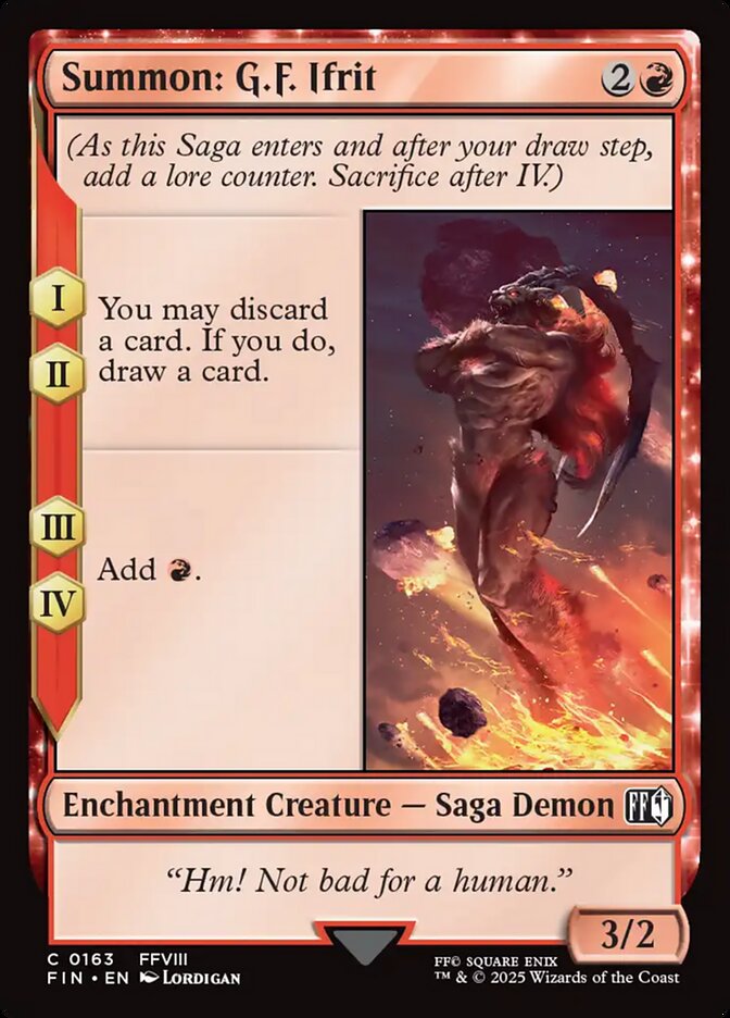 Summon: G.F. Ifrit (Final Fantasy)