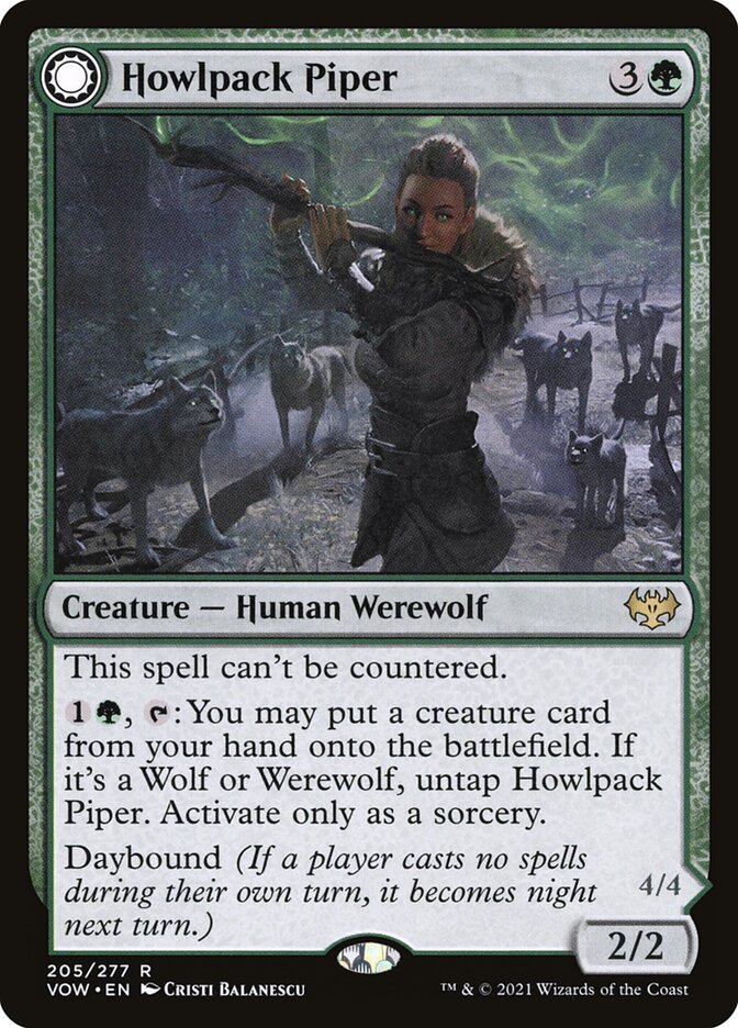 Howlpack Piper (Innistrad: Crimson Vow)