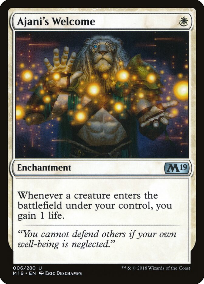 Ajani's Welcome (Core Set 2019)