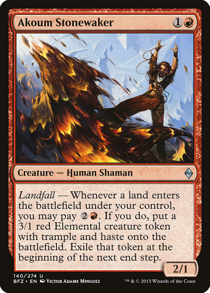 Akoum Stonewaker (Battle for Zendikar)