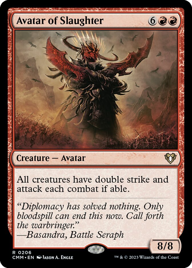 Avatar of Slaughter (Commander Masters)