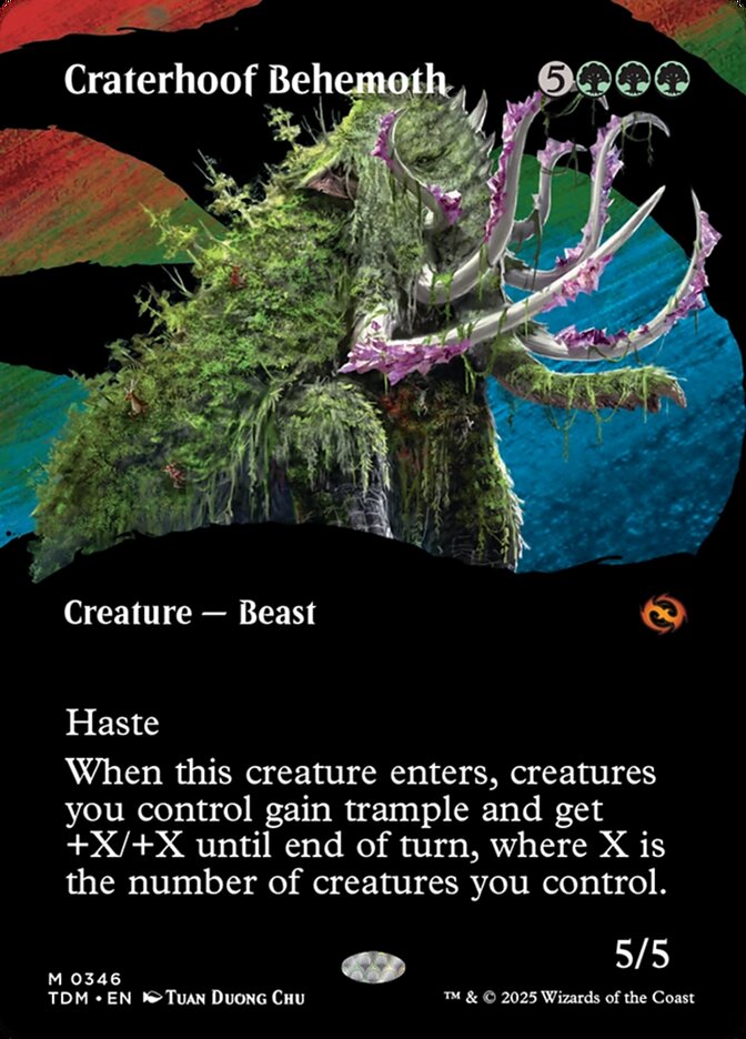 Craterhoof Behemoth (Tarkir: Dragonstorm)
