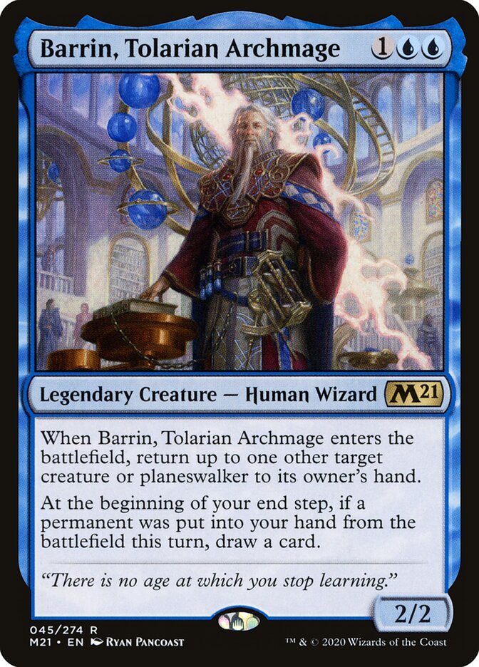 Barrin, Tolarian Archmage (Core Set 2021)