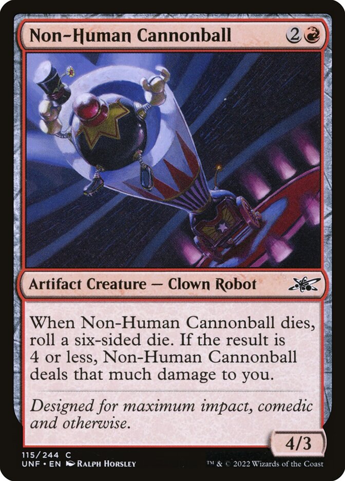 Non-Human Cannonball (Unfinity)