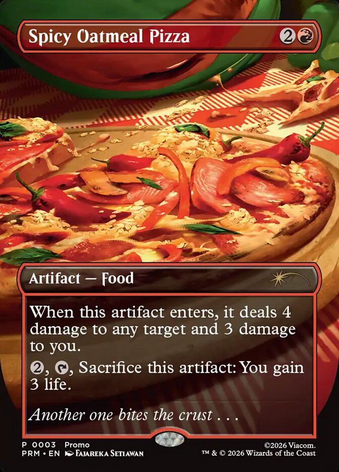 Spicy Oatmeal Pizza (Wizards Play Network 2026)