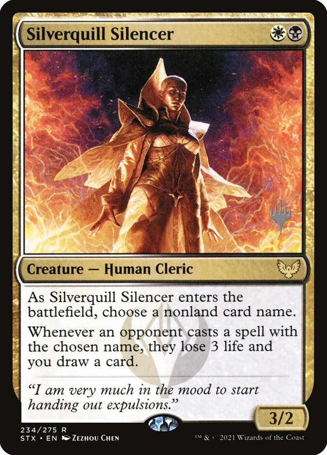 Silverquill Silencer (Strixhaven: School of Mages Promos)