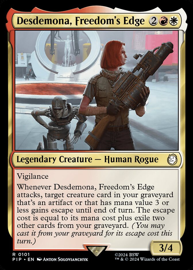 Desdemona, Freedom's Edge (Fallout)