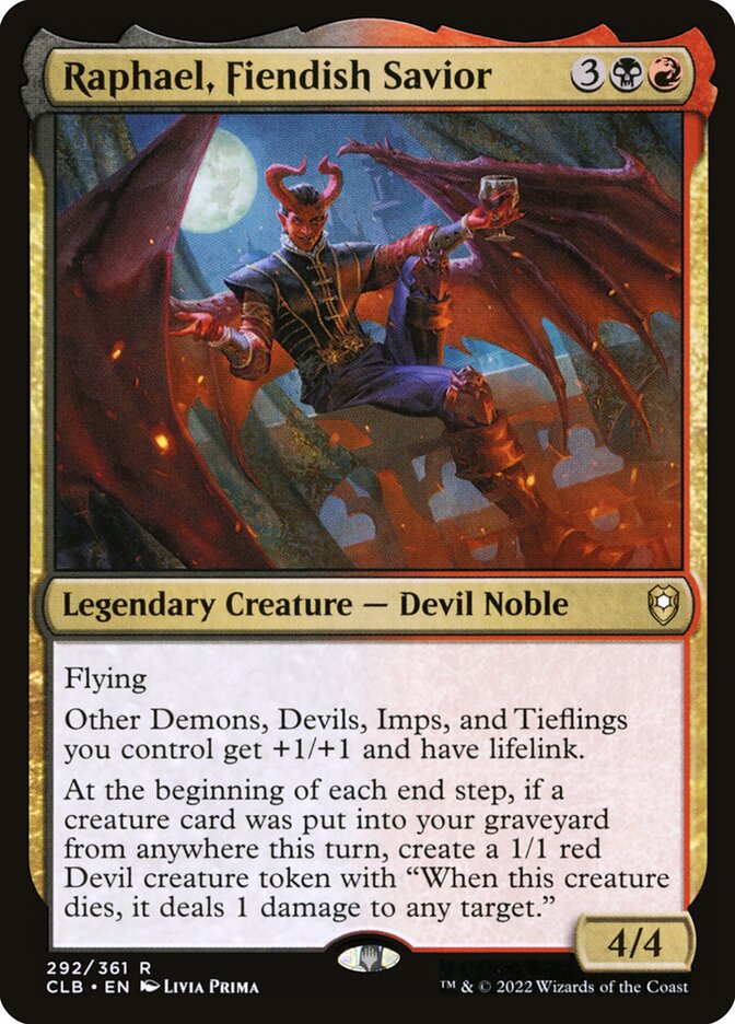 Raphael, Fiendish Savior (Commander Legends: Battle for Baldur's Gate)