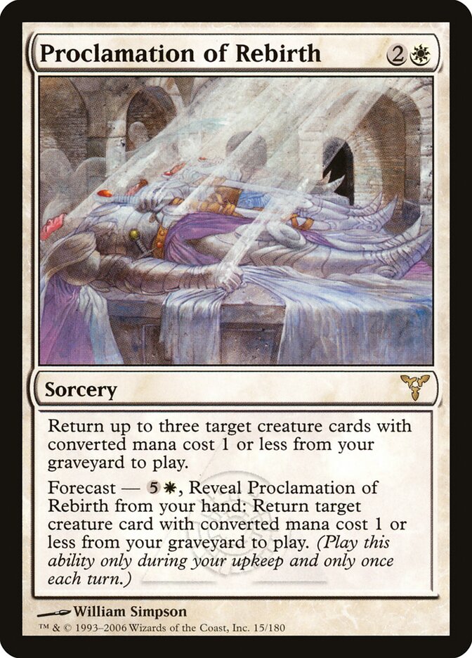 Proclamation of Rebirth (Dissension)