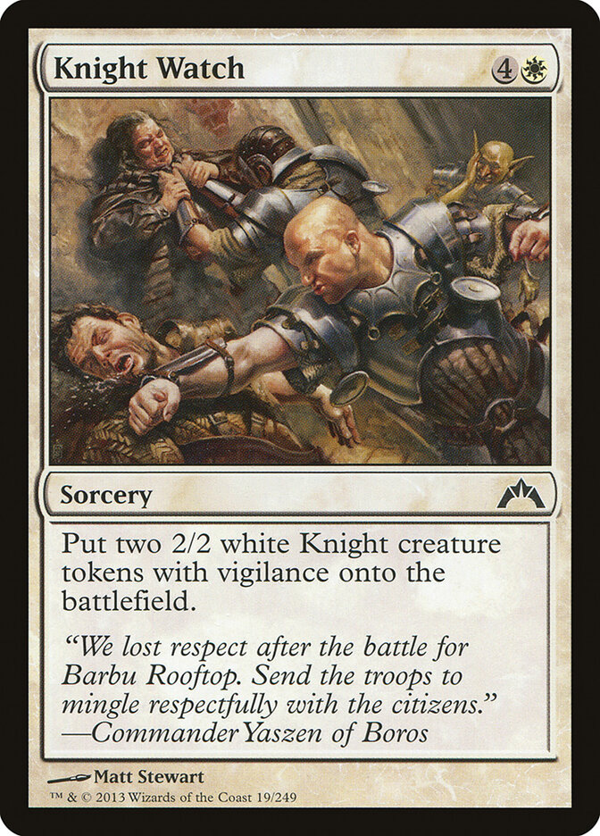 Knight Watch (Gatecrash)