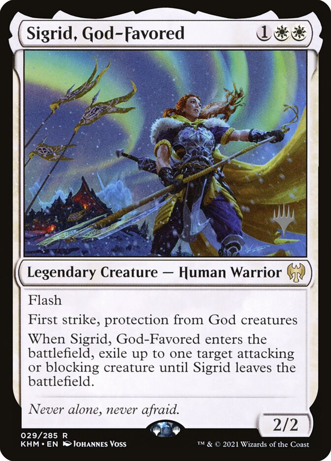 Sigrid, God-Favored (Kaldheim Promos)