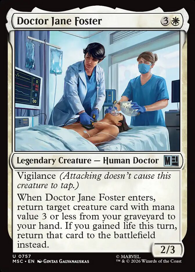 Doctor Jane Foster (Marvel Super Heroes Commander)