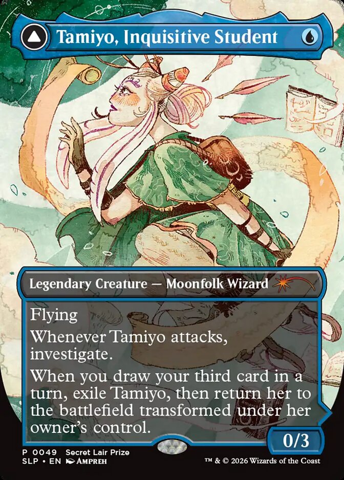 Tamiyo, Inquisitive Student (Secret Lair Promo)