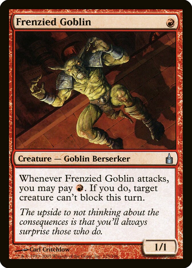 Frenzied Goblin (Ravnica: City of Guilds)