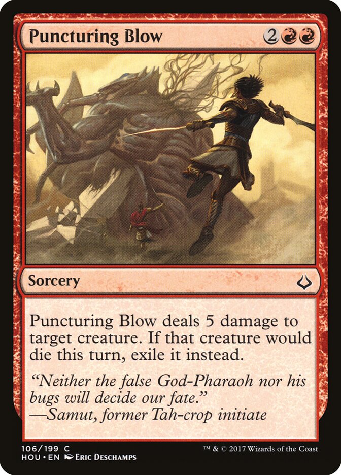 Puncturing Blow (Hour of Devastation)