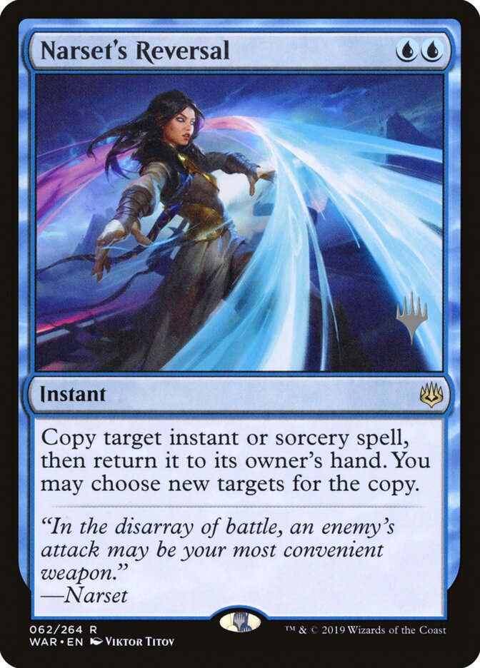 Narset's Reversal (War of the Spark Promos)