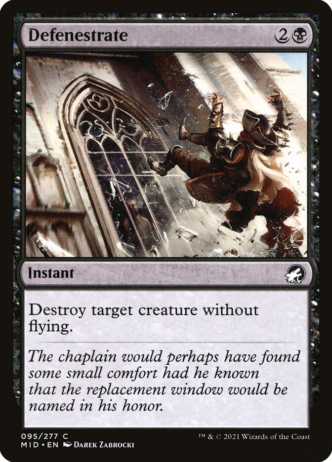 Defenestrate (Innistrad: Midnight Hunt)